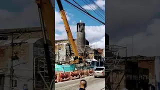 avance del metro avenida 1 de mayo pilotes