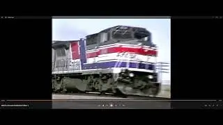 Amtrak's Desert Wind at Hodge, CA. Nov. 1992