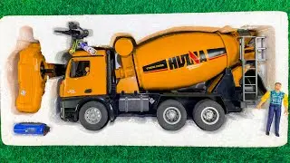 Unboxing Mobil Mainan R/C  Truck Molen Mixser SECALE 1:14 Huina Model 1574