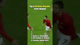 Ronaldo's BEST goals Ranked 🥇
