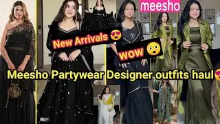 Meesho haul | Meesho Partywear indo-western dress haul🤪Meesho Partywear gown/dress/suit haul😍Meesho