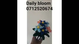 pipe cleaner mini flower pot