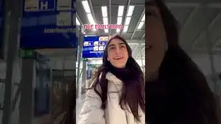Dutch people catching a train in the Netherlands