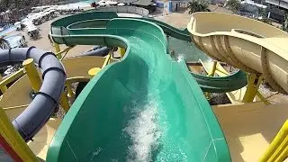 Greenest Water Slide at Splash Jungle Water Park