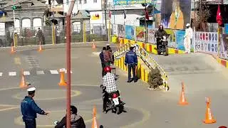 Motorcycle trial in Nepal