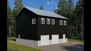 Discover the Ultimate 35x35 Gable Roof Barndominium Kit [Fire-Rated & Hurricane-Proof]