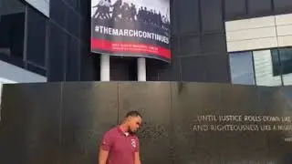 Civil Rights Memorial designed by Maya Lin in Montgomery, Alabama #mymgm