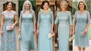Light Blue Mother of The Bride Dresses - Formal Wedding Cocktail Dresses for Bride's Moms 2025