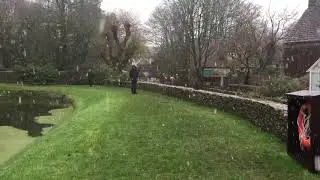 Nunney in the Snow ❄️ storm 2017