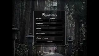 Registration Form Design In Photoshop #photoshop #howtomake