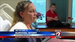 Mother describes her harrowing survival story