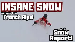Insane snowfall across France!