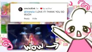 Surprising artists by drawing their ocs as GOD TIER art (Secret Santa Edition)