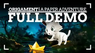Un PLATAFORMAS Gatuno ORIGAMI Espectacular | ORIGAMENT: A PAPER ADVENTURE - Full Demo 🎮💪