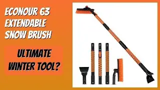 REVIEW (2026): EcoNour 63 Extendable Snow Brush. Features