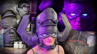 GALACTUS Helmet Cosplay - How To & Glowing Eyes Electronics