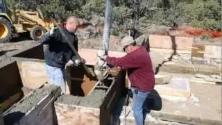 Construction - Pumping Stemwalls at Brasada Ranch | Cascade Builders & Associates