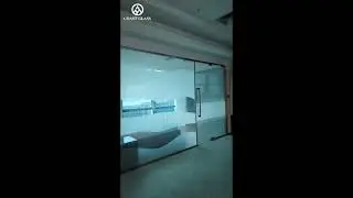 Smart switchable blinds glass film for office buildings doors windows