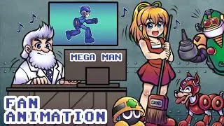 【Mega Man】Mini Music Fan Animation - Roll's Cleaning Dance (feat. CosmicGem)