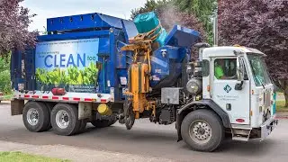 Peterbilt 320 - Labrie AlleyGator Right-Hand Garbage Truck