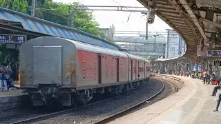 22178/ Varanasi - Mumbai Csmt Mahanagari Express Skipping Ambivli Station. #viralvideo 