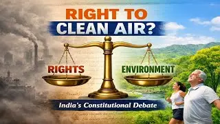 Right to Clean Environment Debate #indianconstitution #indianpolity #climatechange #delhipollution