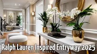 Ralph Lauren Inspired Entryway 2025 Color Palette Trends