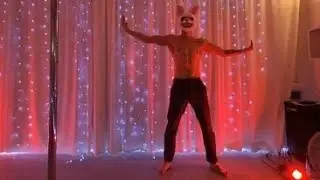 Male Pole Dance performance at STHLMPOLE