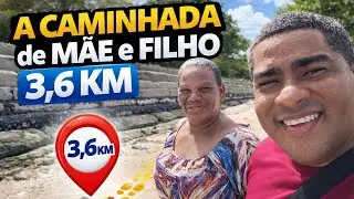 MÃE E FILHO - A CAMINHADA DE PAU AMARELO PARA O JANGA 3,6 KM  #aventura #pauamarelo #janga #kawaii