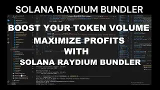 Your Token is INVISIBLE? This Raydium Bot FIXES That. BOOST Your Raydium Token Volume (CPMM Bot) 📈🔥