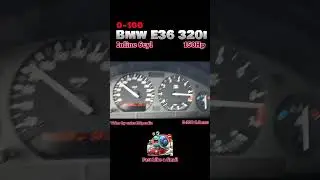 Bmw E36 320i 150Hp 0-100   #0to100acceleration #slowcar #bmw #e36 #tdi #shorts #short #shortvideo