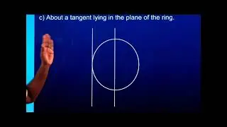 04. DYNAMICS OF RIGID BODY PART 4 - MOMENT OF INTERIA OF DIFFERENT SHAPES PART B