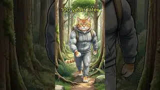 POOR CAT GO TO GYM AND BECOME STRONG TO FIGHT WOLFS #cat #cute #animation #animals