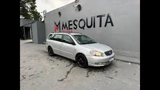 LEIL&Atilde;O DE VE&Iacute;CULOS - TOYOTA FIELDER 1.8 BLINDADO 2005 - PRATA -GASOLINA