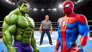 WWE 2K24 - HULK VS SPIDERMAN | Xbox One S Gameplay