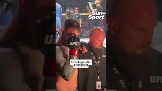 Tom Aspinall was fuming as he left the arena after UFC 321😡 - The Sun Sport