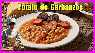 Guiso de Garbanzos con Embutido - Chickpea Stew with Sausage 🍲😋