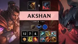Akshan Top vs Aatrox - EUW Diamond Patch 25.09