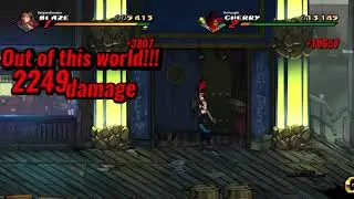 Streets of Rage 4 old pier S rank on hard 300 punch combo