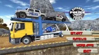 OffRoad Police Transport Trailer Truck - New Android Gameplay HD