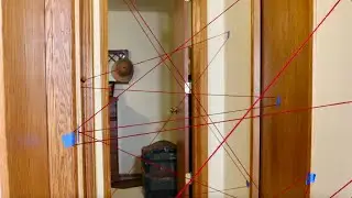 DIY Yarn Laser Maze Indoors | Welcome to Nana's