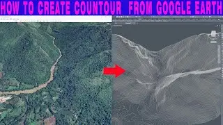 HOW TO CREATE COUNTOUR FROM GOOGLE EARTH