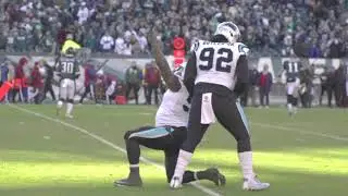 Spanish Radio Call: Panthers Strip-Sack Eagles