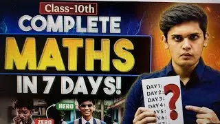 Last 7 Din Hi Bache Hai 😱| Class 10 Maths Strategy #trending #motivation #maths #shorts #subscribe 