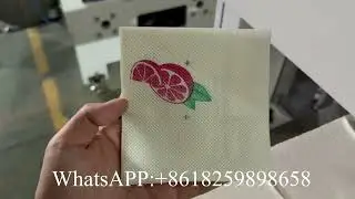 Serbia 250mm Double Embossing Color Printing Napkin Tissue Paper Folding Machine #napkinpapermachine