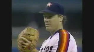 Mike Scott's near no hitter vs ATL  9th Inn & post game interview 6/12/88