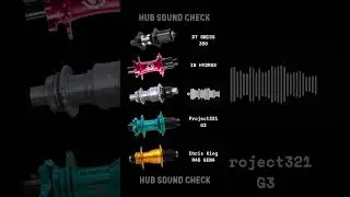 Best MTB Hub Sound Check 🔊 Chris King R45 - DT Swiss 350 - I9 Hydra2 - Onyx Vesper - Project 321 G3
