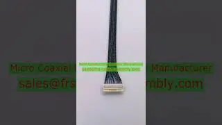 40 pin round connector 0.3 mm pitch for laptop hinge microcoax cable controlled bend radius Head Uni