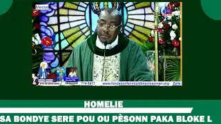 HOMELIE 20 JAN 2026 | Rév. Père Frantzy Petit-Homme, PMM | Sa Bondye sere pou ou pèsonn paka bloke l