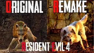 It's the cute Dog Resident Evil 4 All Dog scenes remake vs original